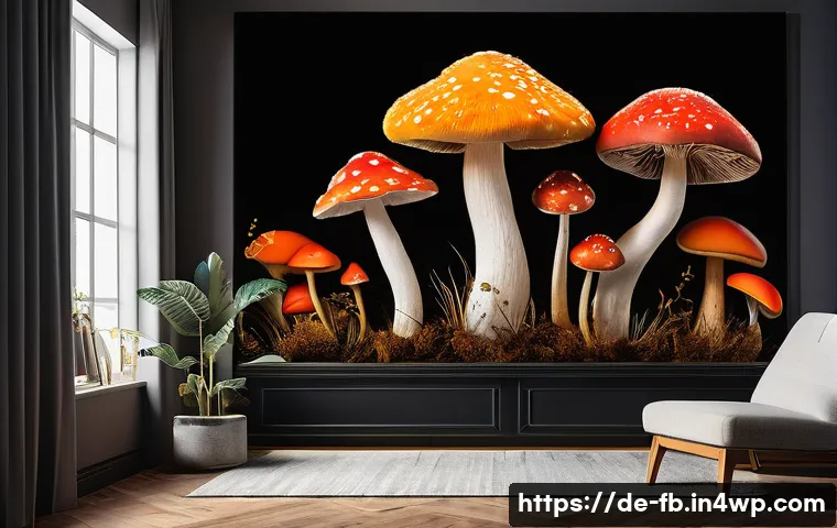 5 kreative Tipps zur Farbwahl und Gestaltung mit Pilzmotiven für dein nächstes Designprojekt 3 버섯 소재의 색상 선택과 디자인 관련 이미지 1
